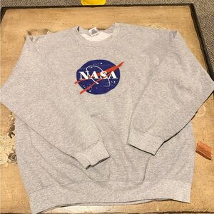 NASA Gray Logo Sweatshirt